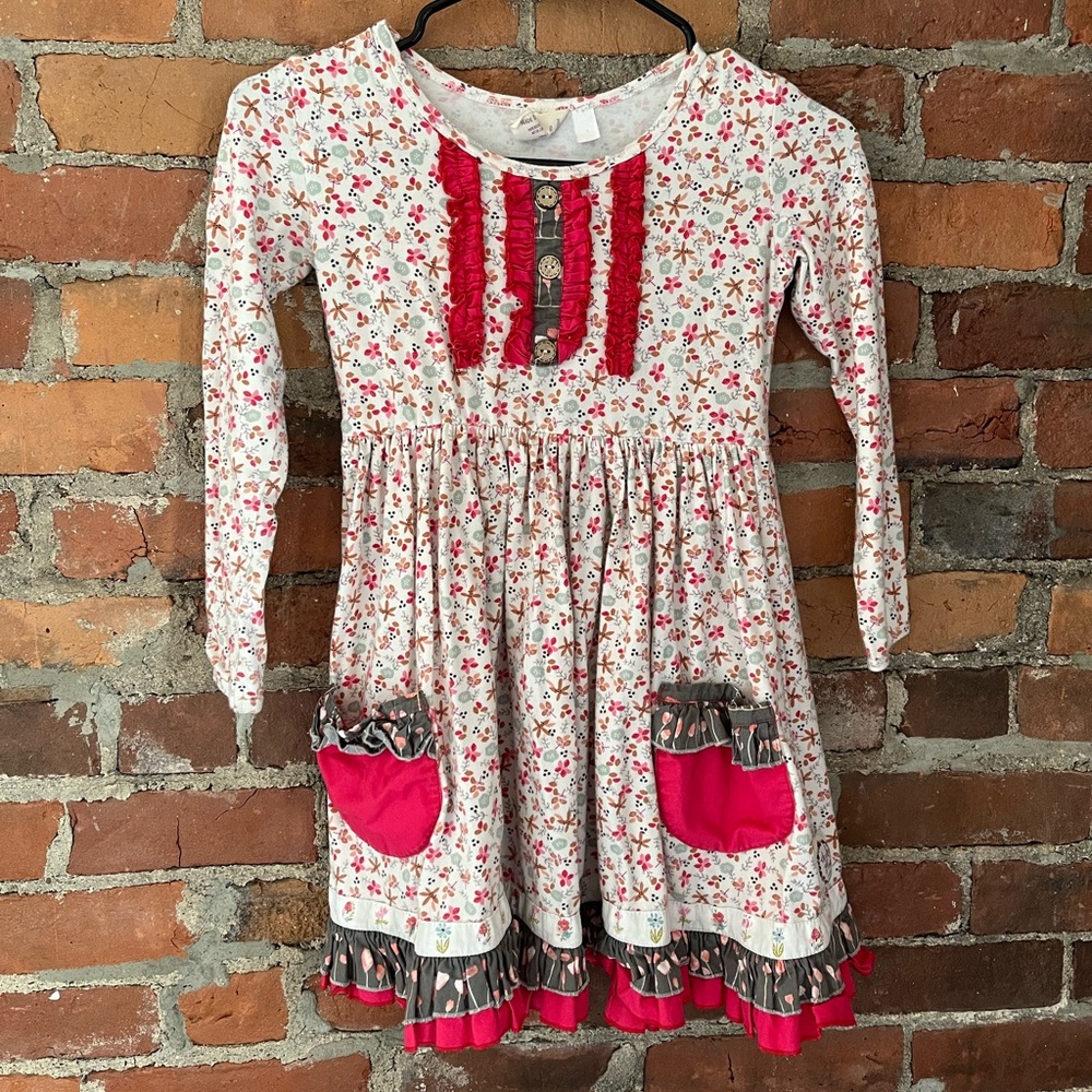 Cheeky plum floral dress